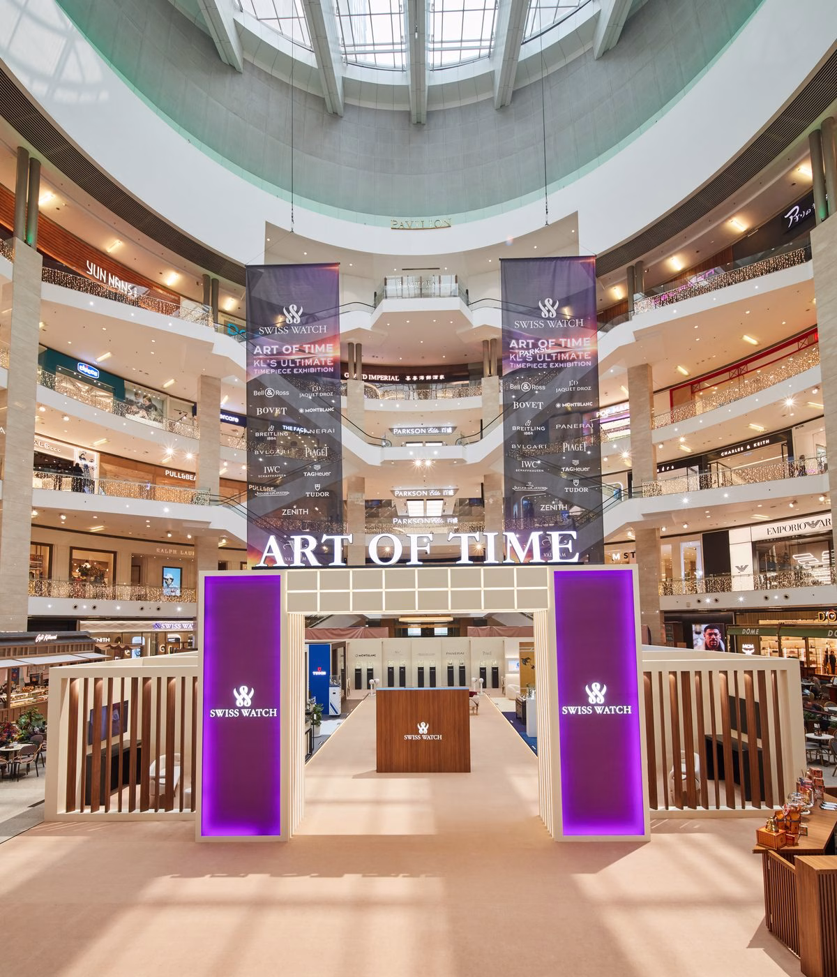Art of Time 2026 main entrance at Pavilion KL Centre Court