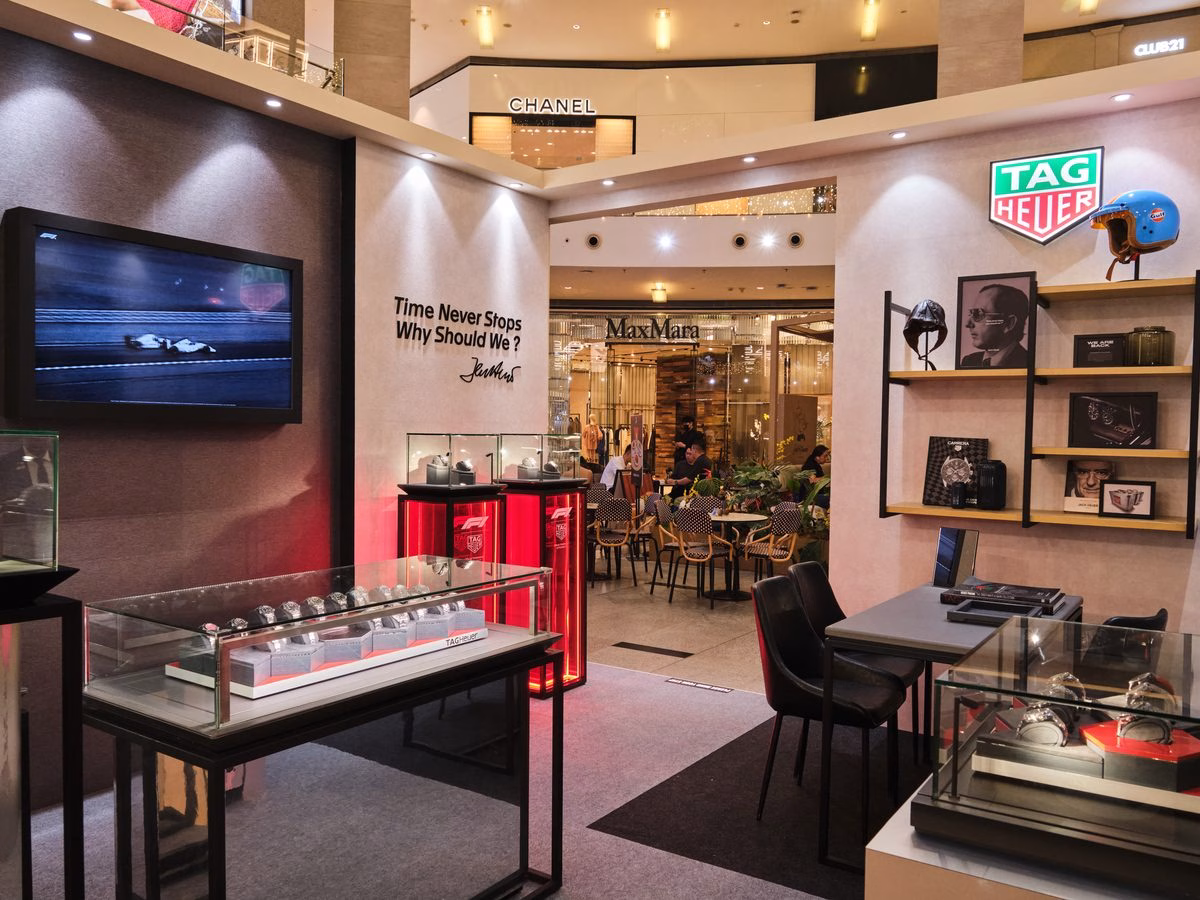 TAG Heuer Formula 1 display at Art of Time 2026